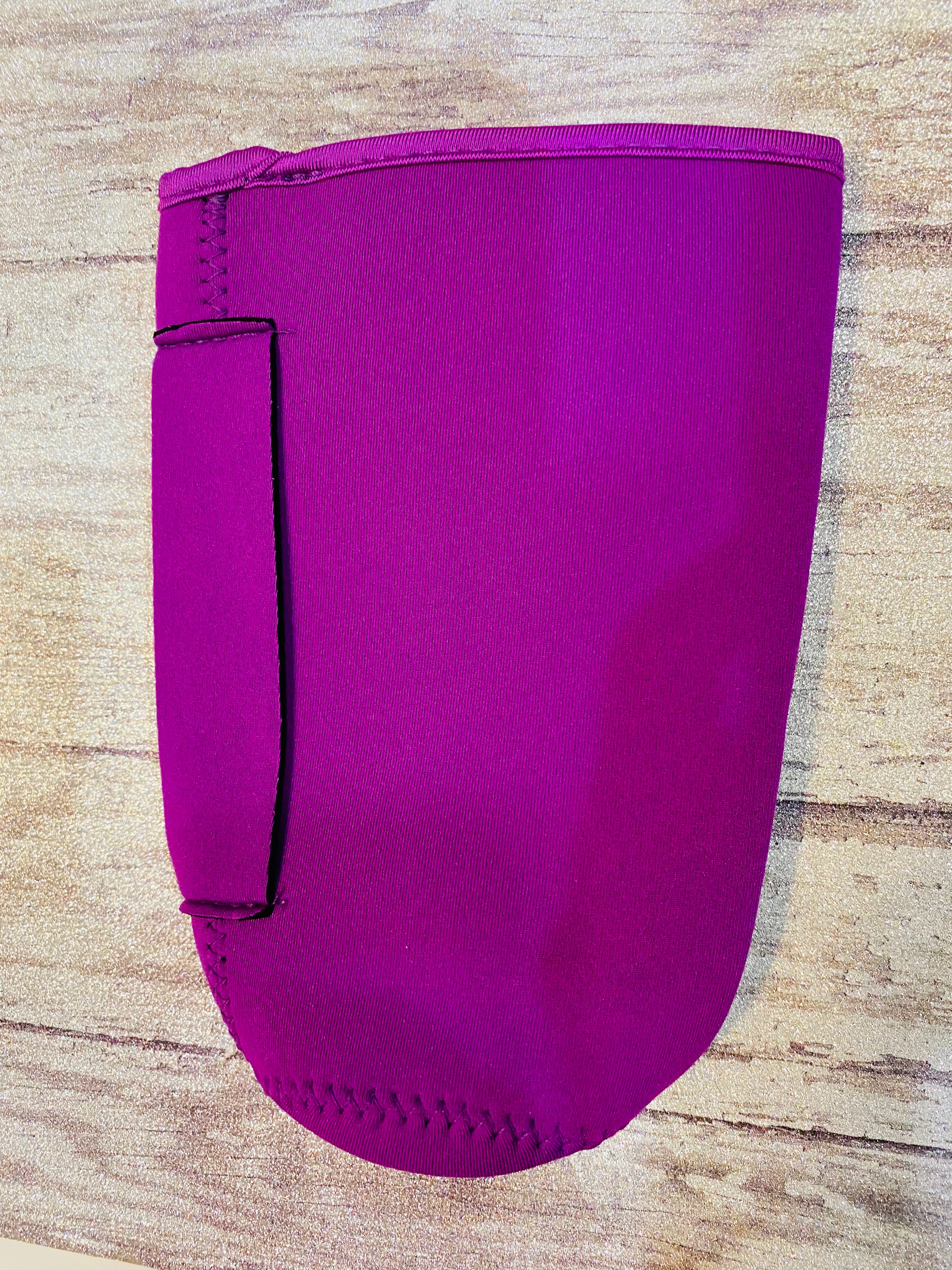 Neoprene 30 oz Solid Koozie with Handle