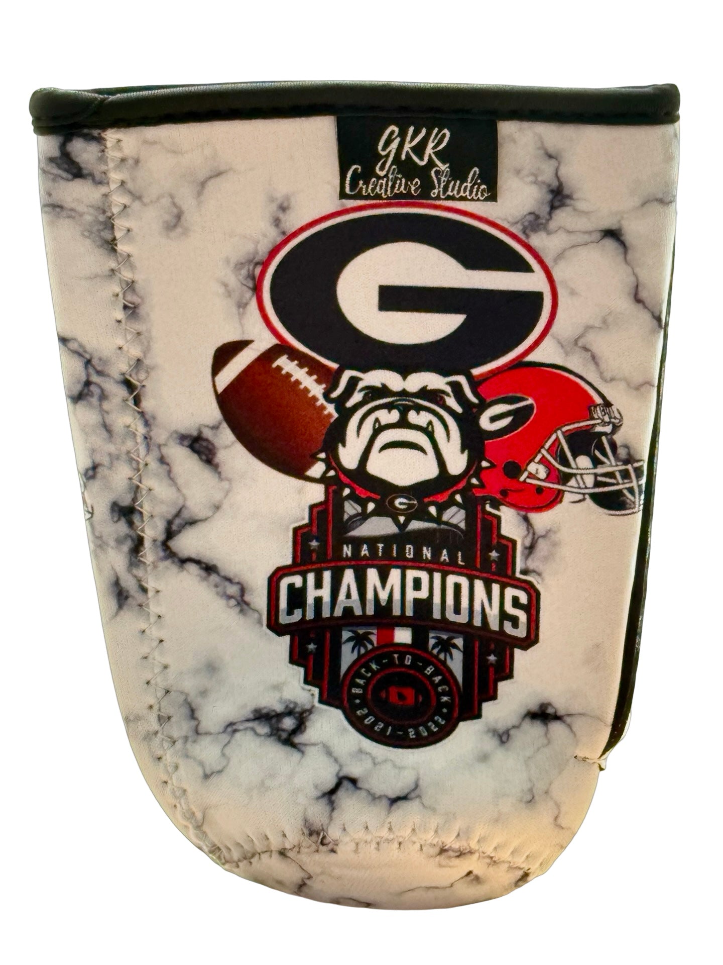 GA champs koozie