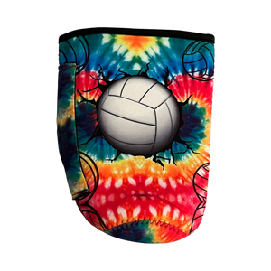 Tie Dye Volleyball Koozie