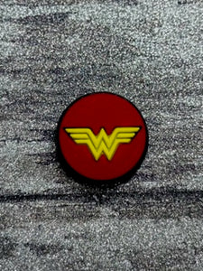 Superhero W Croc Charm