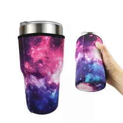 Neoprene 30 oz Galaxy Koozie with Handle